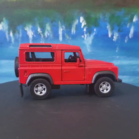 PERSONALISED Land Rover Defender Model - Welly Licensed Car Gift for Dad, Boy, Uncle - Birthday Easter Present gift Sleeves