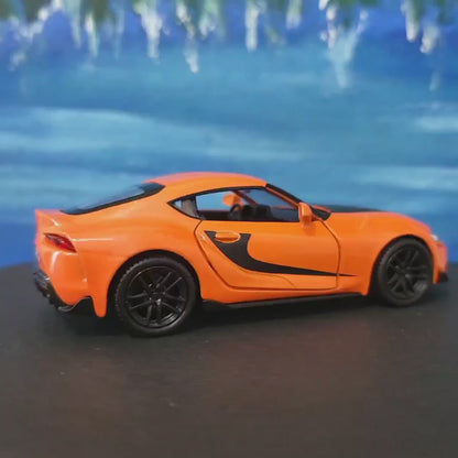 Toyota GR Supra 2020 Diecast Model Car - 1:43 Scale, Custom Name Plate, Gift for Car Enthusiasts, Adults & Kids - Birthday, Anniversary Gift