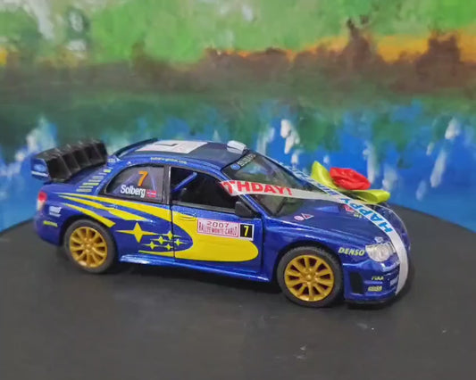 Personalized Subaru Impreza Toy Car Model, Custom Name Plate Birthday Gift for Boy, Girl, Dad, Mom, in Sleeves, Exceptional Detail models