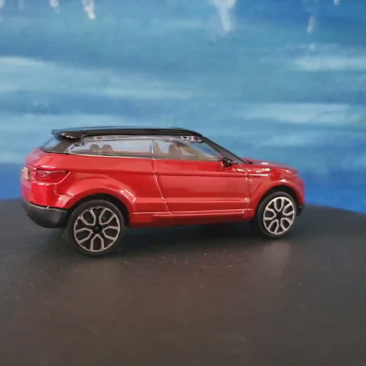 Landrover LRX Evoque toy car PERSONALISED PLATES Model boy dad uncle grandad brother Birthday Christmas gift present New Boxed 1:43 scale