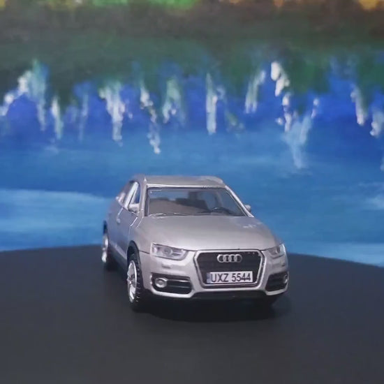 Audi Q3 2018 die-cast metal toy model car personal name  mom day uncle aunty grandad brother sister mother day special day Gift Boxed