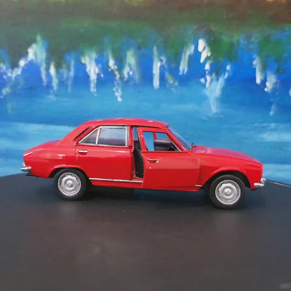 Custom 1975 Peugeot 504 Diecast Car with Personalized Name Plate | Vintage Classic Model Gift for Dad Mom Uncle | Boxed Collectible