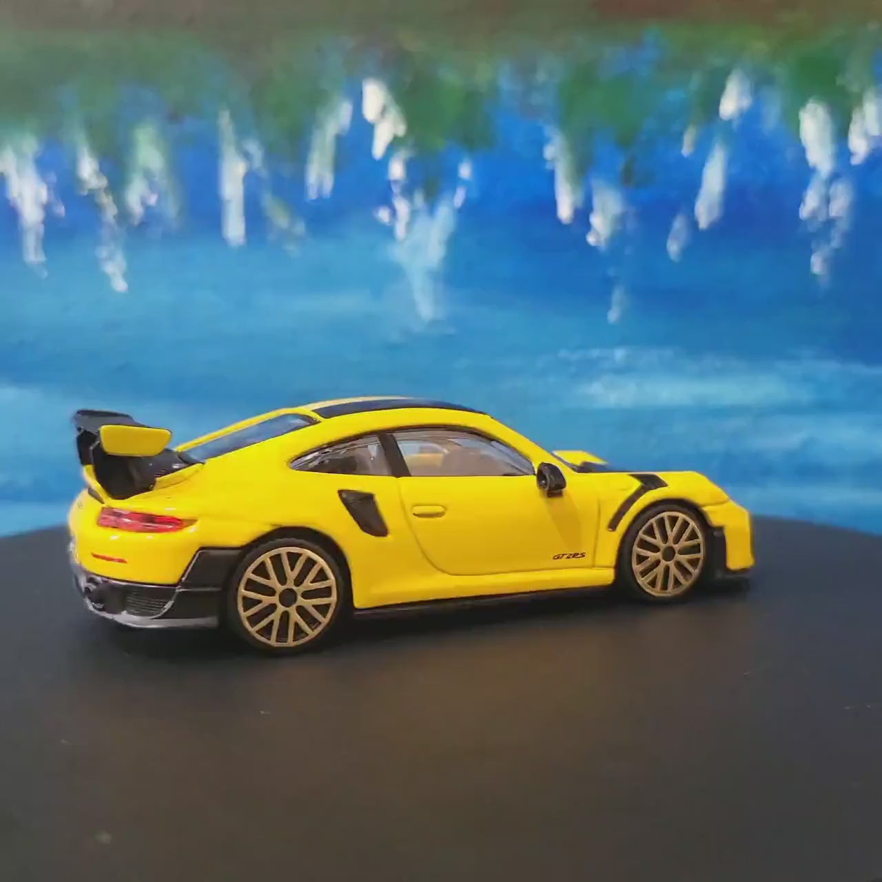 Porsche 911 GT2 RS Model Car with Any Name, Gift for Boy Girl, Husband, Wife, Uncle, Cousin, Nephew, Niece, Brother, Wedding Cake Topper Box