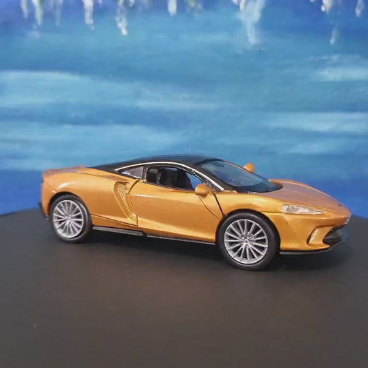 PERSONALISED PLATES McLaren GT toy Car Model boy girl dad mom uncle grandad husband wife brother birthday Easter gift present Boxed Bronze