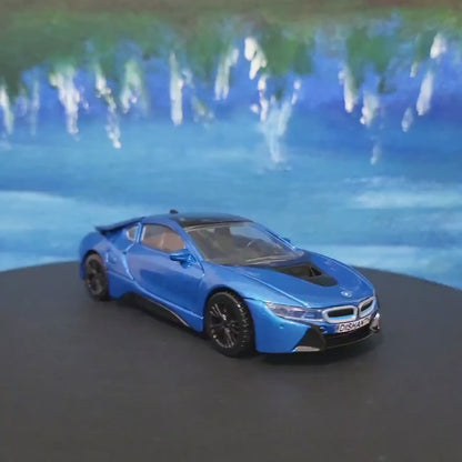 BMW i8 Diecast Model Car 1:43 Scale - Collectible German Sports Car