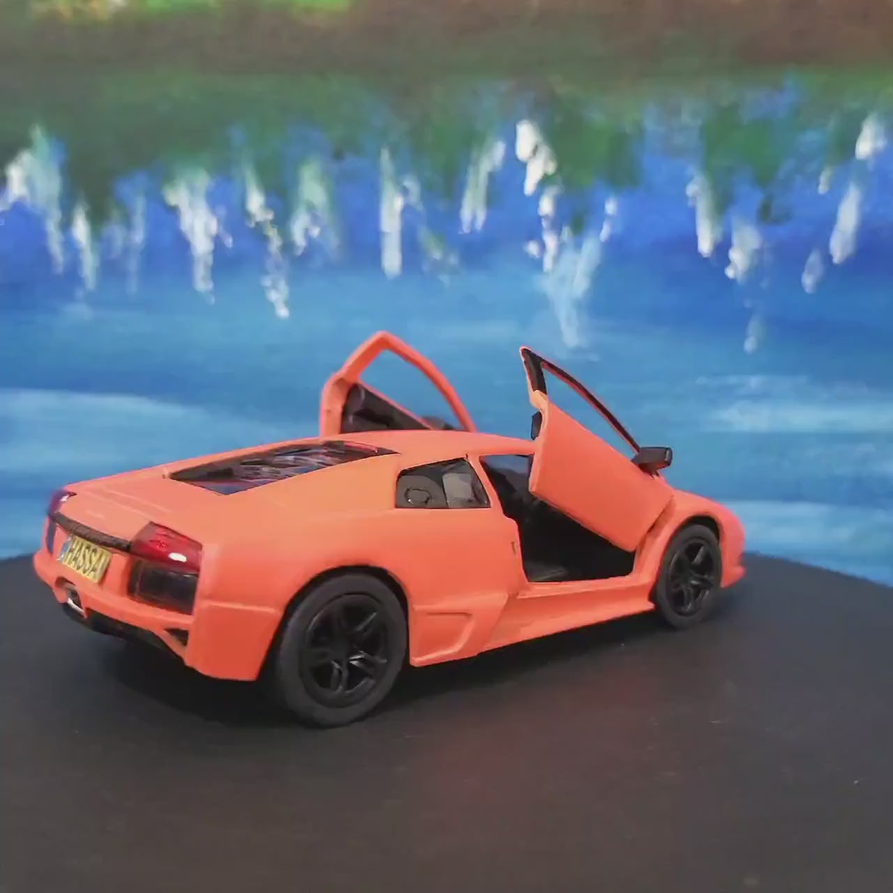PERSONALISED PLATES LAMBORGHINI Toy Car Model boy girl dad mom uncle grandad brother birthday Christmas gift present New! 6 Colours Latest