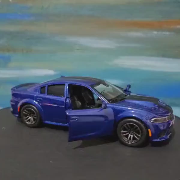 Personalised Dodge Charger SRT 1:36 Scale Model with Custom Name Plate – Diecast Car Gift for Car Lovers – Unique Present for Him, Her, Dad
