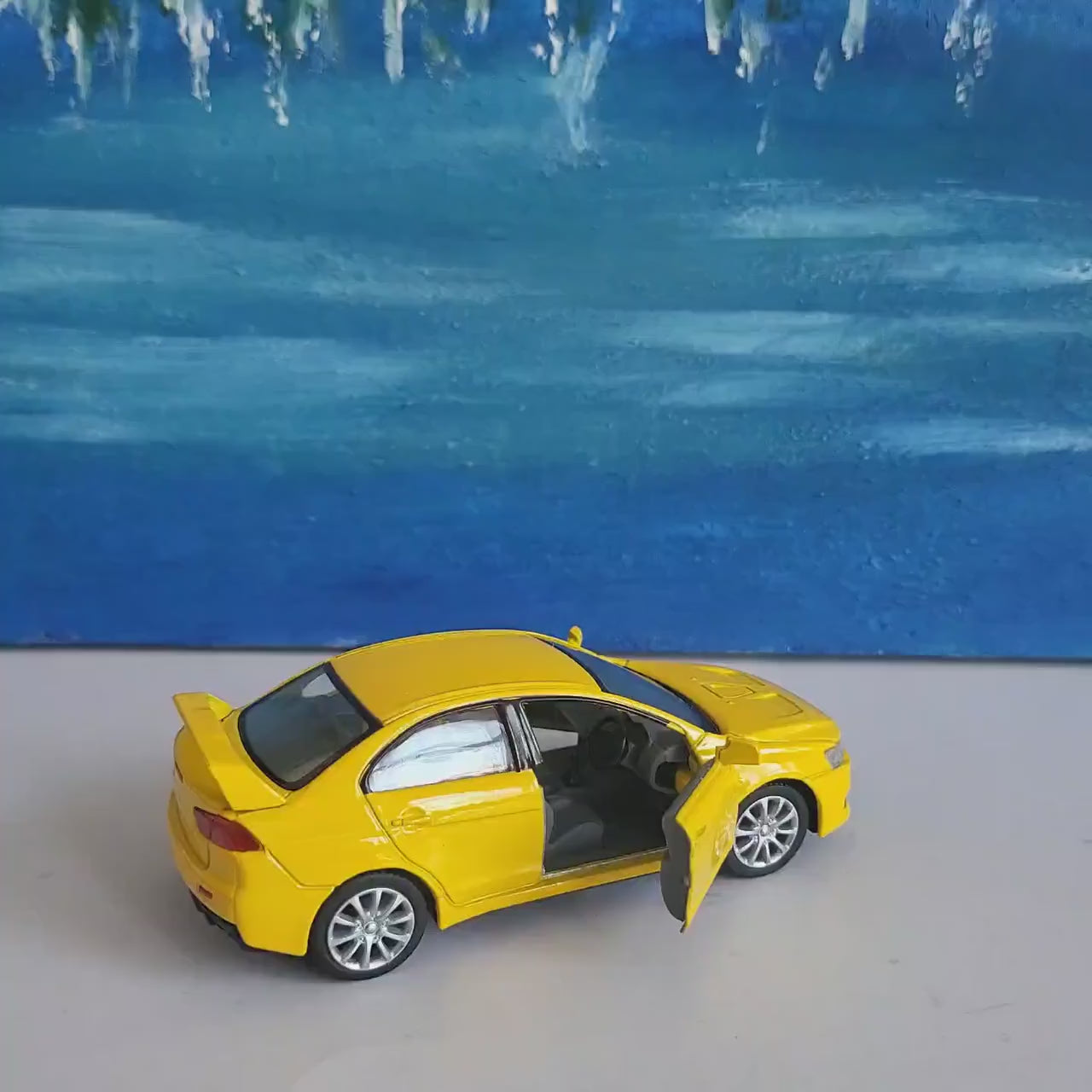 Mitsubishi Lancer Evolution X 1:36 Diecast ANY NAME PLATES Model boy dad uncle grandad brother Birthday Christmas gift present New Boxed