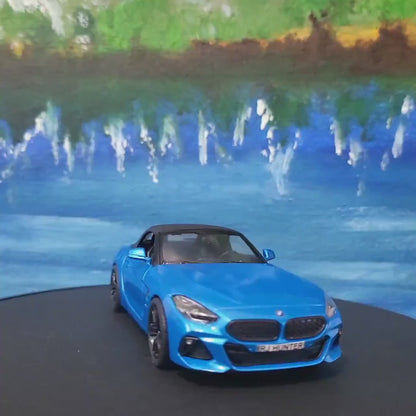 PERSONALISED PLATES Blue BMW Z4 M40i Toy Car Model boy girl dad mom uncle grandad brother Easter birthday gift present New! Boxed