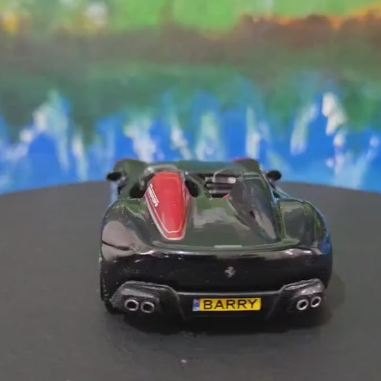 Ferrari Monza SP2 Diecast Model 1:43 Scale - Personalized Name Plate