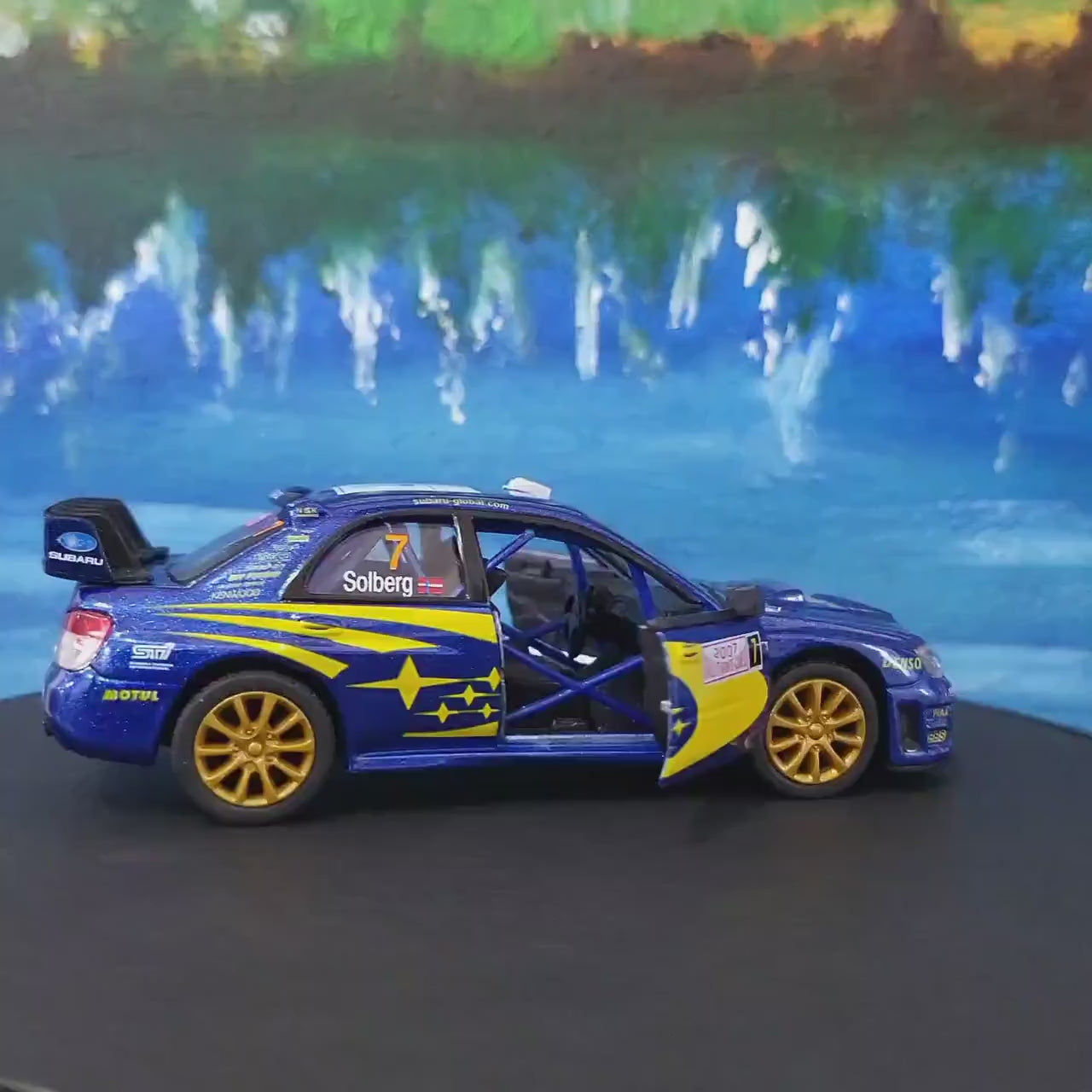 Personalized Subaru Impreza Toy Car Model, Custom Name Plate Gift for Boy, Girl, Dad, Mom, Birthday Present with Sleeves, Exceptional Detail